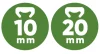 10-20 mm