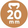 logo 20 mm blanc fond marron
