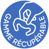 logo recuperable blanc fond bleu